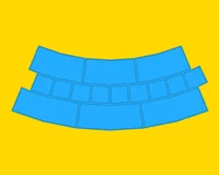 قالب بتن استامپ (طرح حاشیه) کد: BT - 08cu