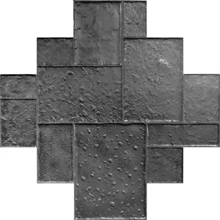 قالب بتن استامپ (طرح اسلیت) کد: SL - 17